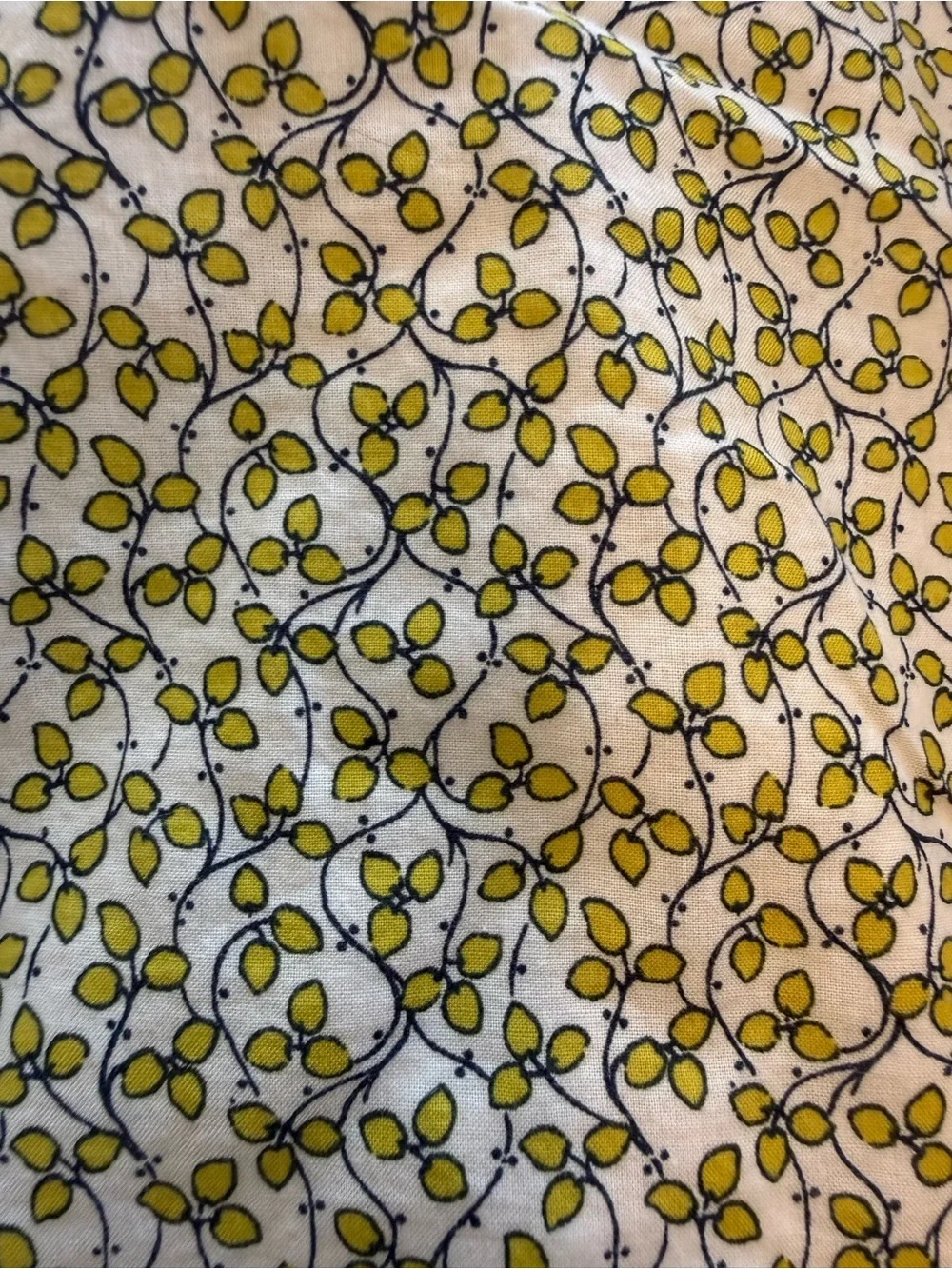 GAP yellow Floral Sleeveless Button-Front Dress